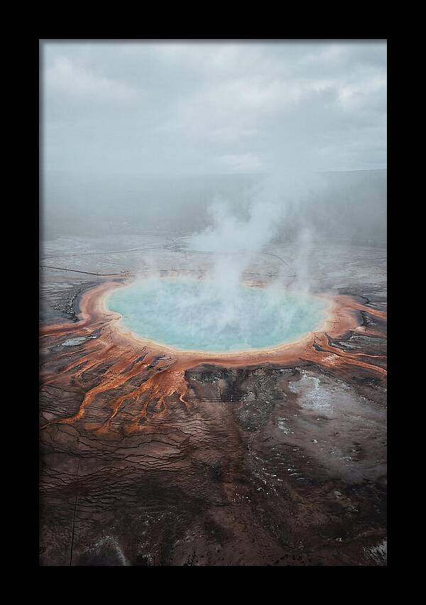 Grand Prismatic Spring Aerial View