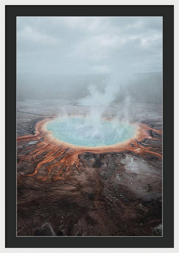 Grand Prismatic Spring Aerial View