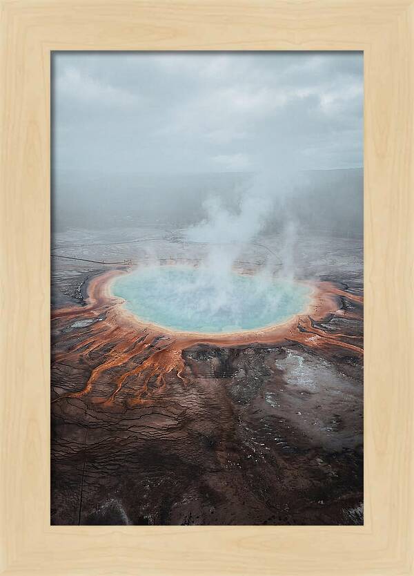 Grand Prismatic Spring Aerial View