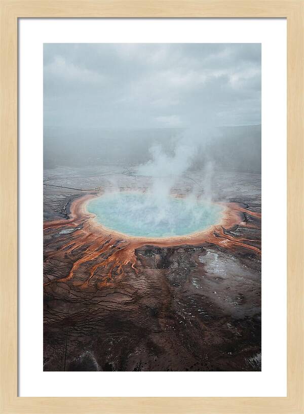 Grand Prismatic Spring Aerial View