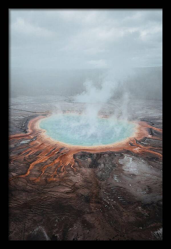 Grand Prismatic Spring Aerial View