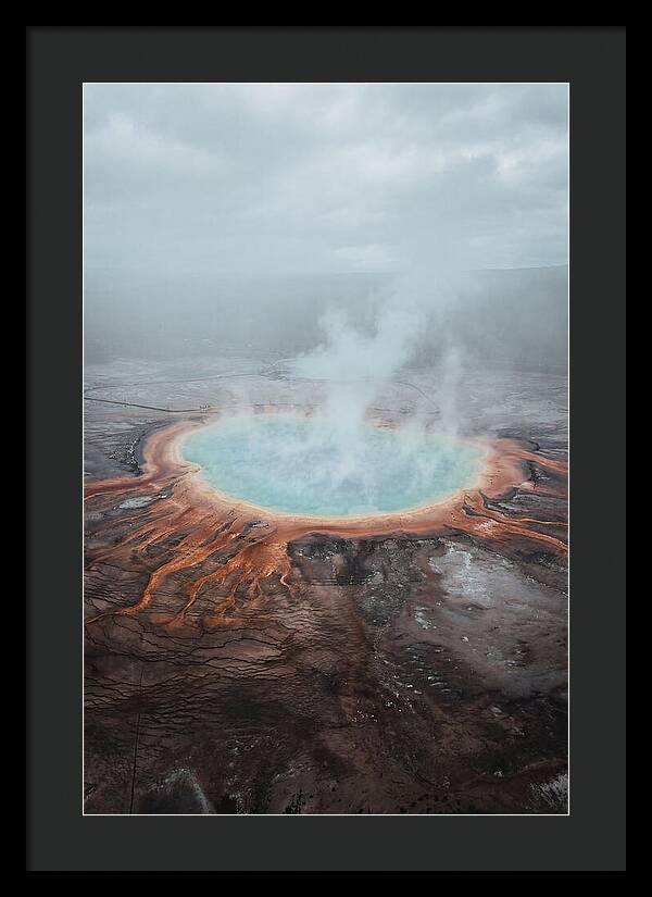 Grand Prismatic Spring Aerial View
