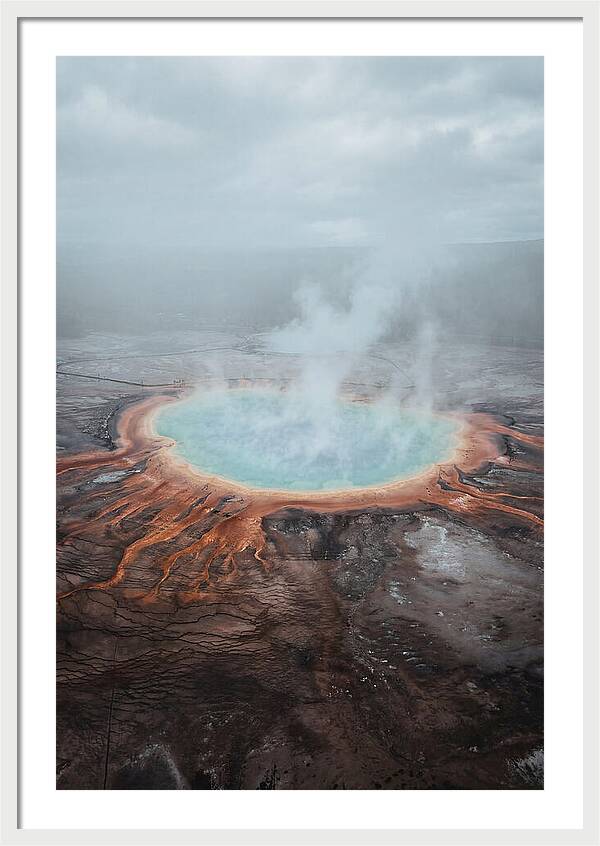 Grand Prismatic Spring Aerial View