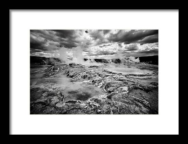 Grand Prismatic Spring Landscape