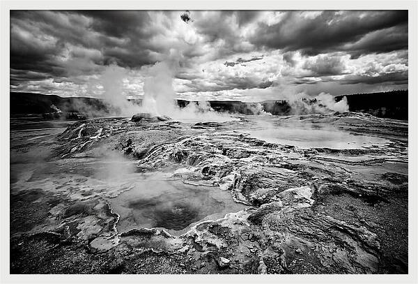 Grand Prismatic Spring Landscape