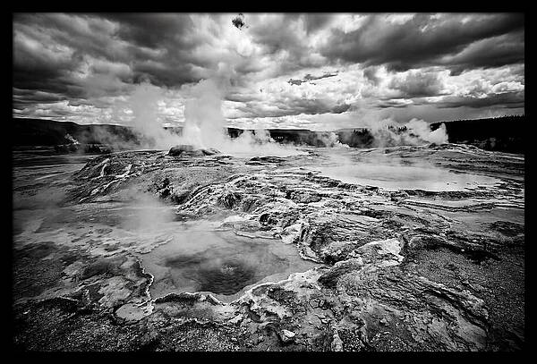 Grand Prismatic Spring Landscape