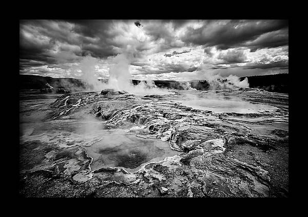 Grand Prismatic Spring Landscape