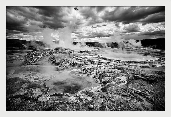 Grand Prismatic Spring Landscape