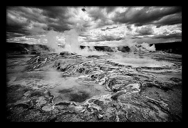Grand Prismatic Spring Landscape