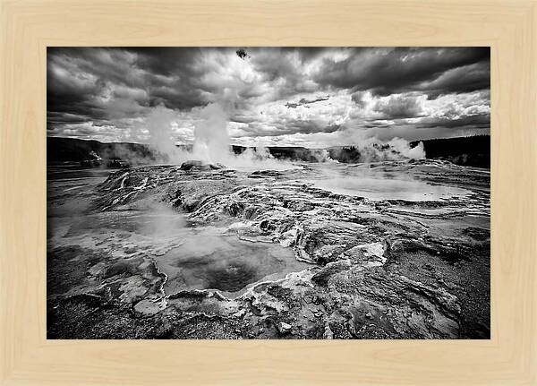 Grand Prismatic Spring Landscape