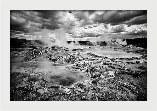 Grand Prismatic Spring Landscape