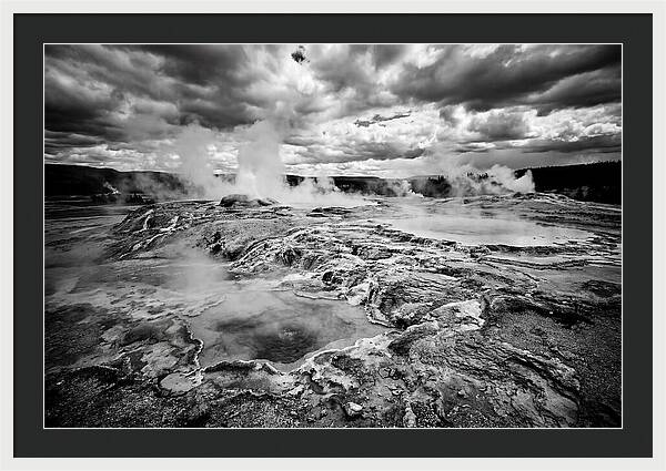 Grand Prismatic Spring Landscape