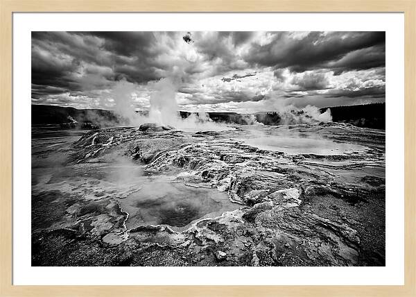 Grand Prismatic Spring Landscape