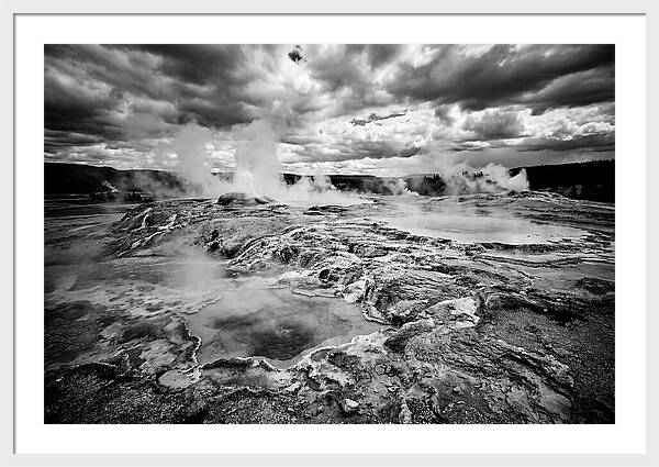 Grand Prismatic Spring Landscape