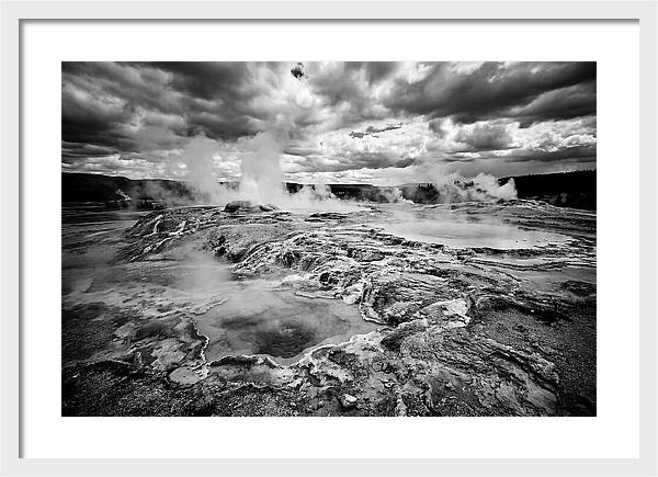 Grand Prismatic Spring Landscape