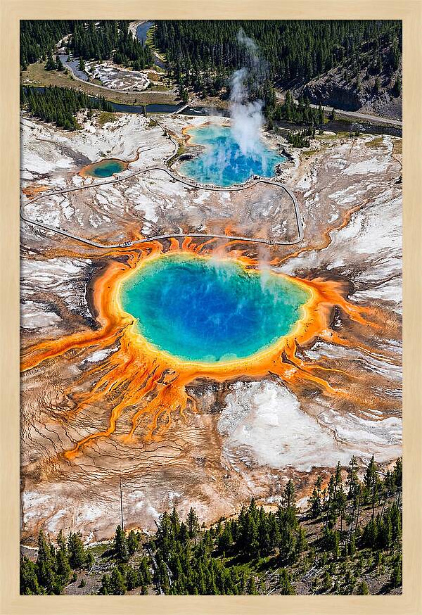 Grand Prismatic Spring View