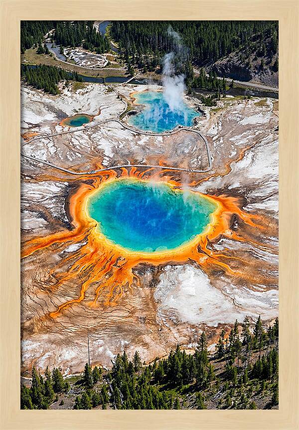 Grand Prismatic Spring View