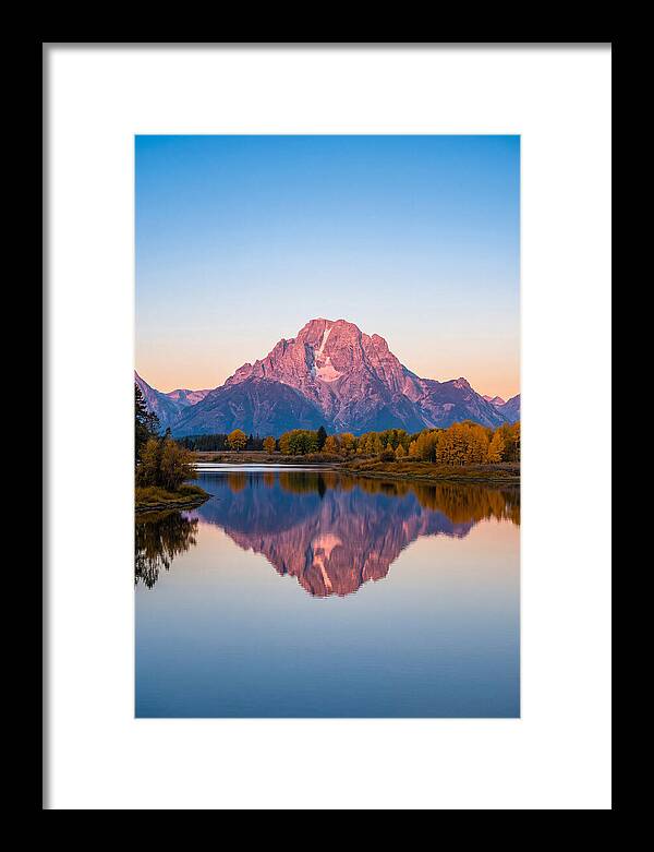 Grand Teton Reflected In Jenny Lake