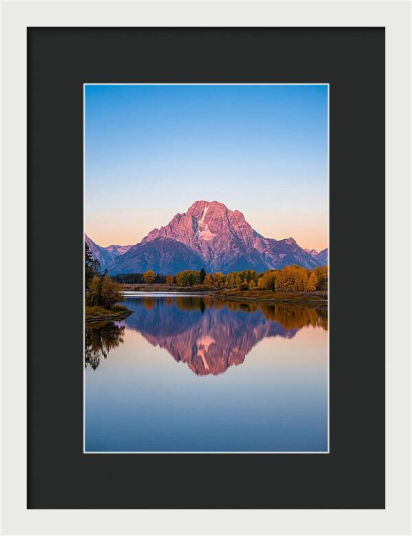 Grand Teton Reflected In Jenny Lake