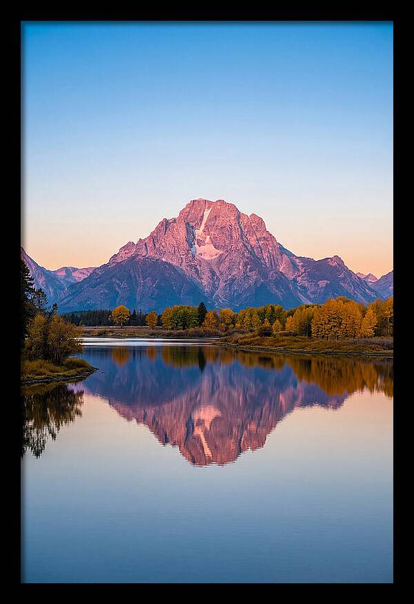 Grand Teton Reflected In Jenny Lake