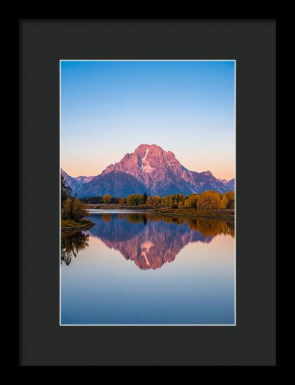 Grand Teton Reflected In Jenny Lake