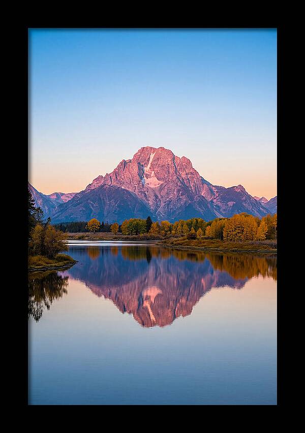 Grand Teton Reflected In Jenny Lake