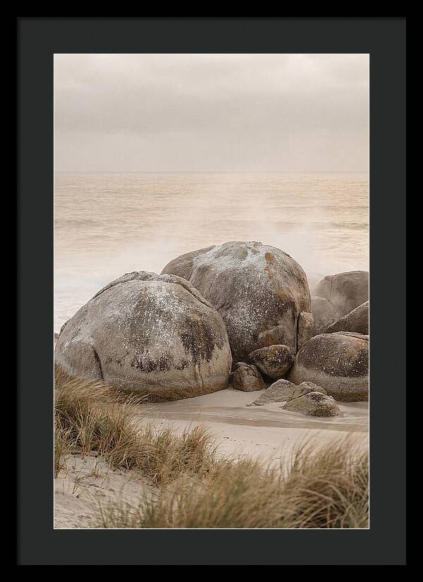 Granite Boulders By The Shore