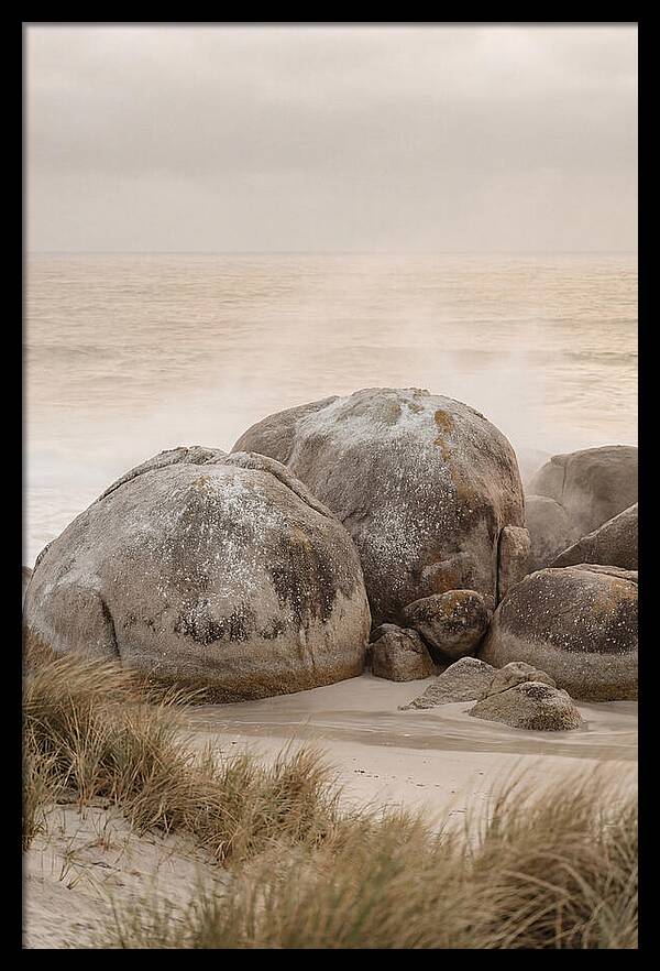Granite Boulders By The Shore