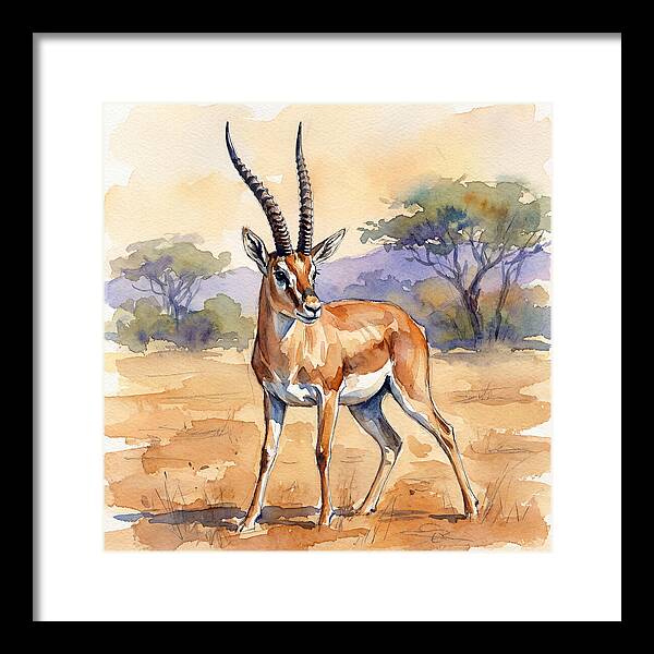Grant Gazelle In Nature