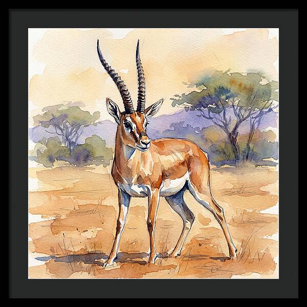 Grant Gazelle In Nature