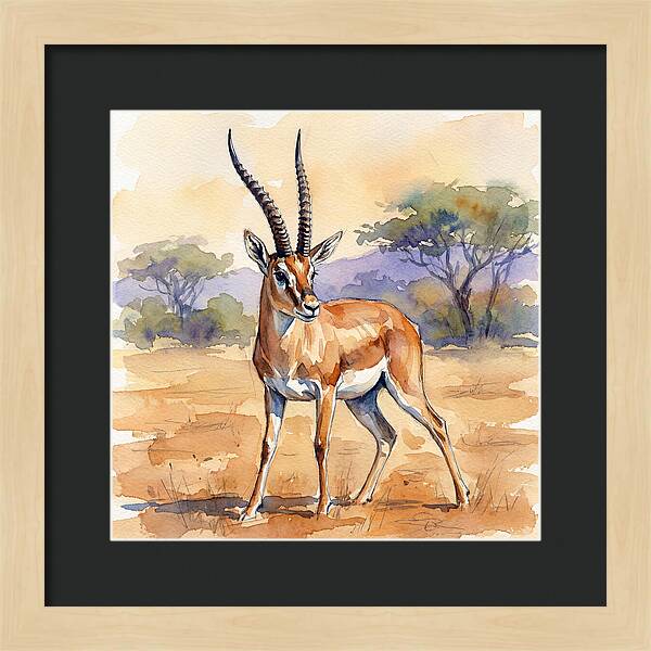 Grant Gazelle In Nature