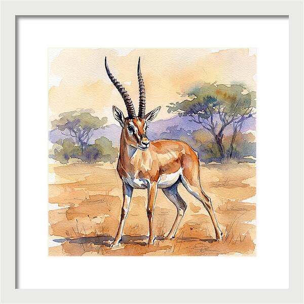 Grant Gazelle In Nature