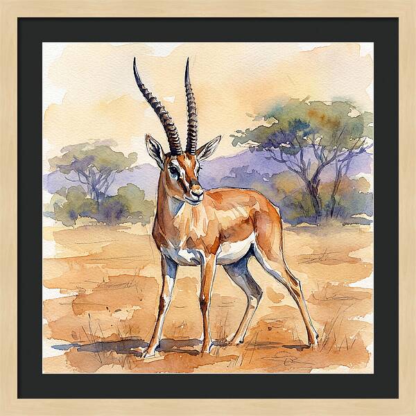 Grant Gazelle In Nature