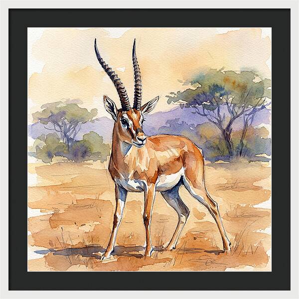 Grant Gazelle In Nature