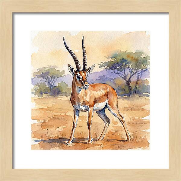 Grant Gazelle In Nature