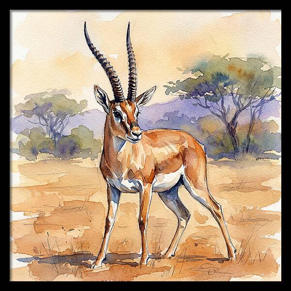 Grant Gazelle In Nature