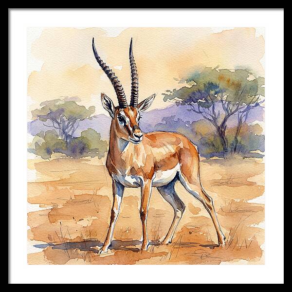 Grant Gazelle In Nature