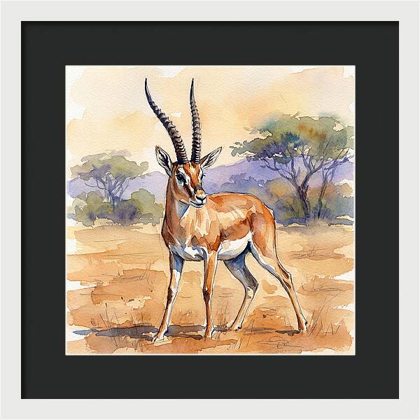 Grant Gazelle In Nature