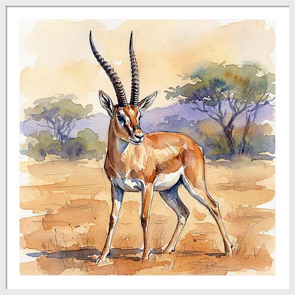 Grant Gazelle In Nature