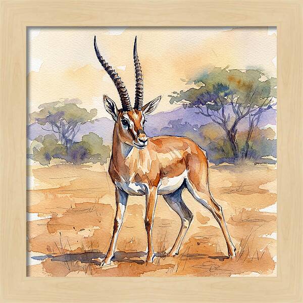 Grant Gazelle In Nature