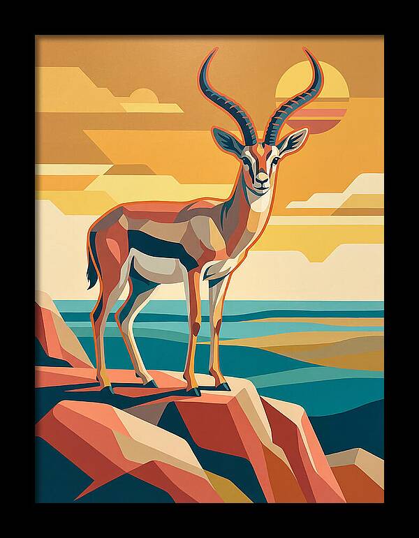 Grant Gazelle In Sunset