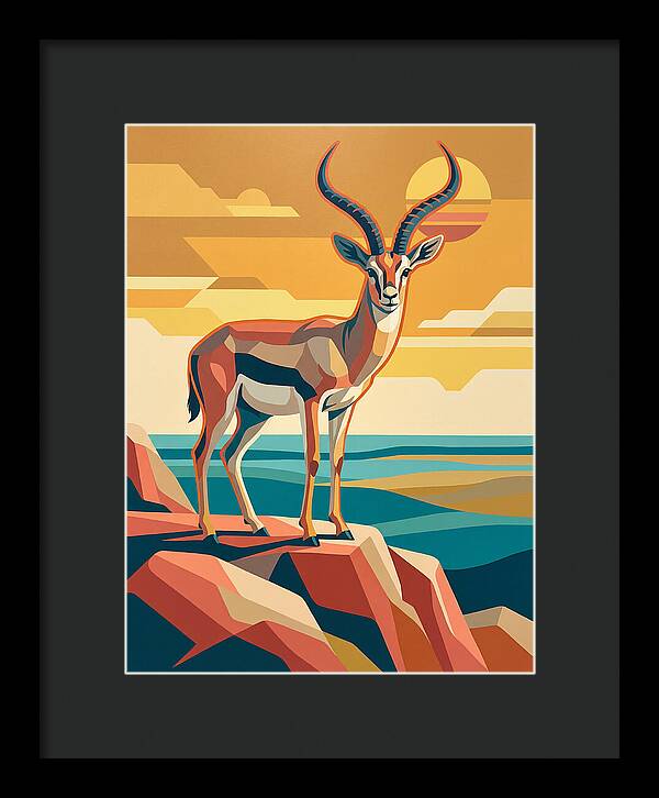Grant Gazelle In Sunset