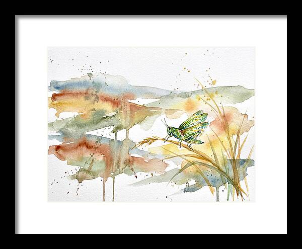 Grasshopper Among The Grasses