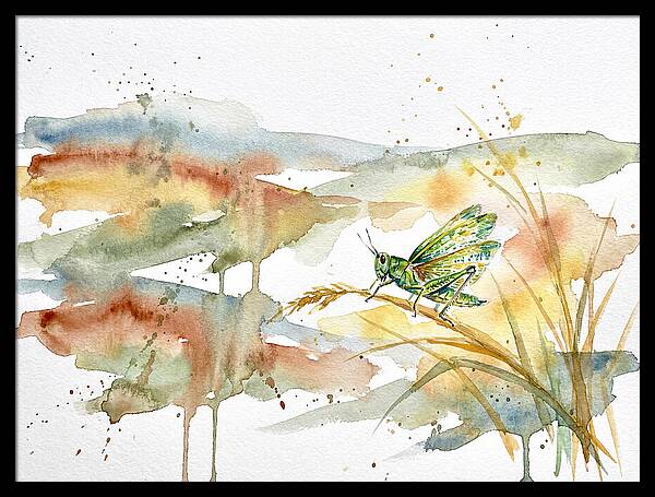 Grasshopper Among The Grasses