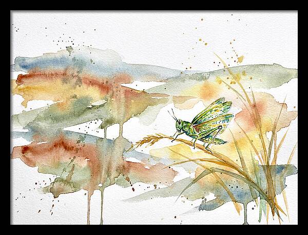Grasshopper Among The Grasses