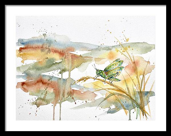 Grasshopper Among The Grasses