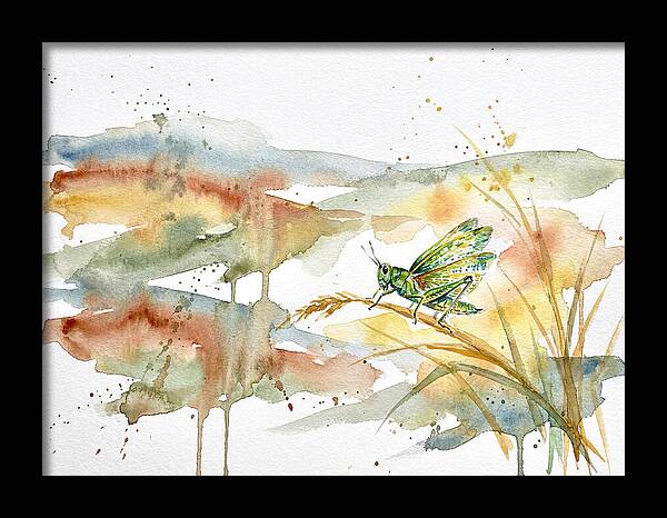 Grasshopper Among The Grasses
