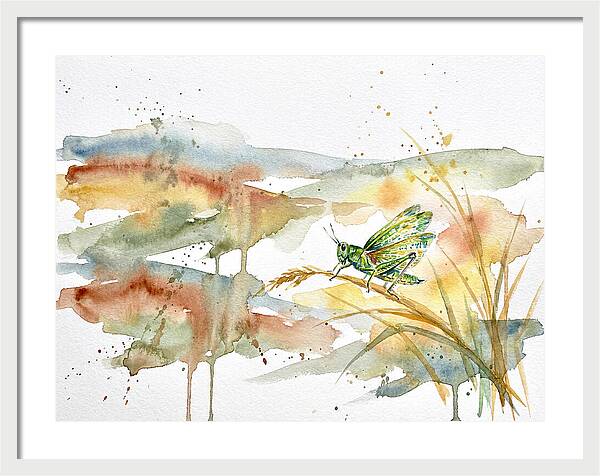 Grasshopper Among The Grasses
