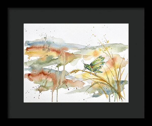 Grasshopper Among The Grasses