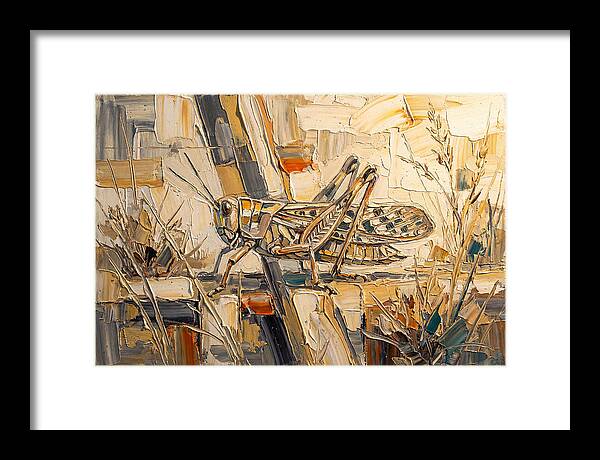 Grasshopper Amongst Grasses